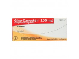Imagen del producto Gine canesten 100 mg 6 comprimidos vaginales